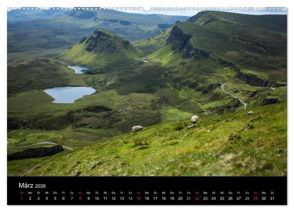 Produktbild: Isle of Skye - Schottlands Inseln (Wandkalender 2026 DIN A2 quer), CALVENDO Monatskalender
