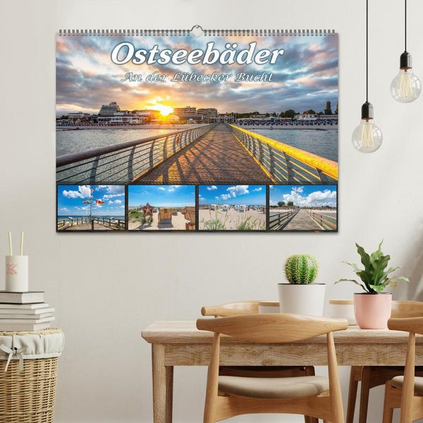 Produktbild: Ostseeb&auml;der an der L&uuml;becker Bucht (Wandkalender 2026 DIN A2 quer), CALVENDO Monatskalender