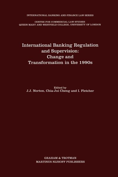 Produktbild: International Banking Regulation and Supervision: Change and Transformation in the 1990s
