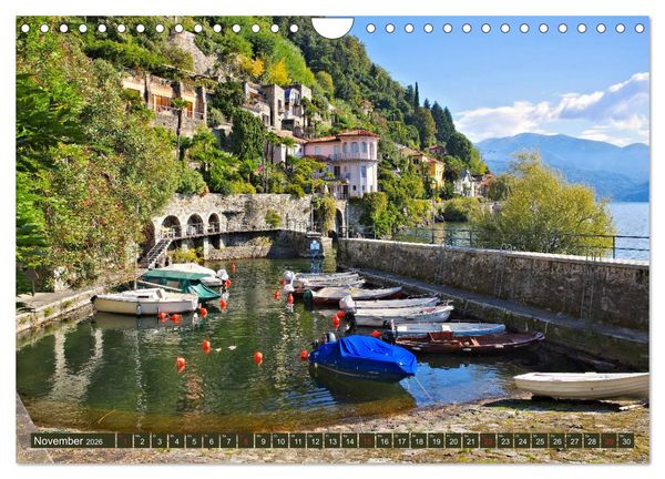 Produktbild: Lago Maggiore - Bezaubernde Orte am Westufer (Wandkalender 2026 DIN A4 quer), CALVENDO Monatskalender