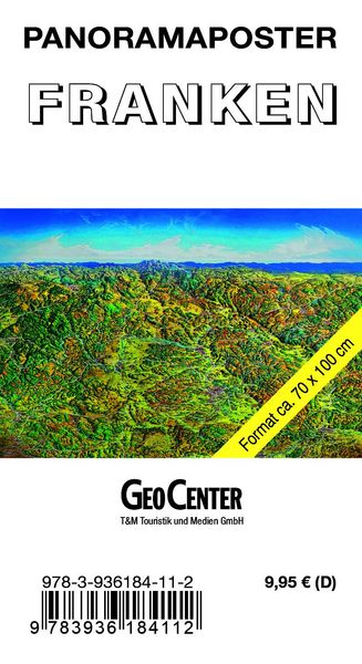 Produktbild: Panoramakarte Franken