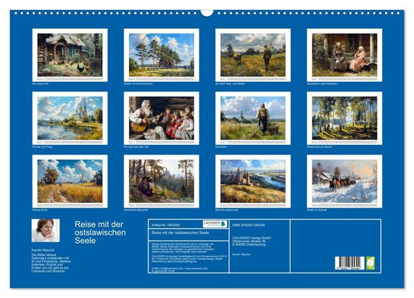 Produktbild: Reise mit der ostslawischen Seele (Wandkalender 2026 DIN A2 quer), CALVENDO Monatskalender