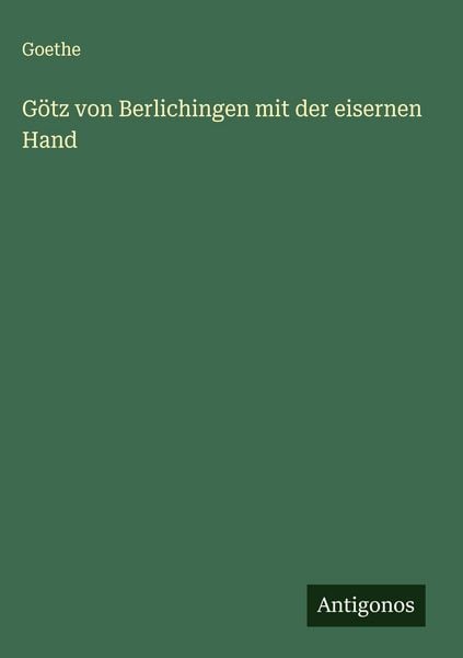 Produktbild: G&ouml;tz von Berlichingen mit der eisernen Hand
