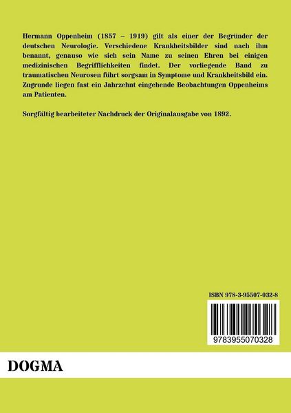 Produktbild: Die traumatischen Neurosen