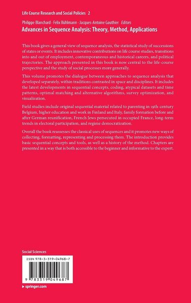 Produktbild: Advances in Sequence Analysis: Theory, Method, Applications