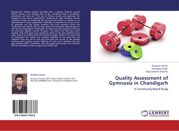 Produktbild: Quality Assessment of Gymnasia in Chandigarh
