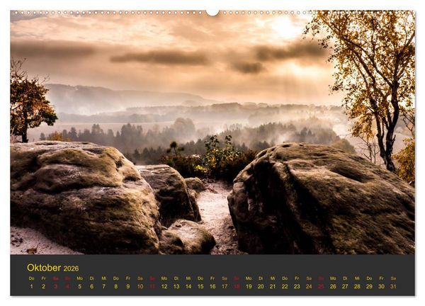 Produktbild: Morgend&auml;mmerung (Wandkalender 2026 DIN A2 quer), CALVENDO Monatskalender