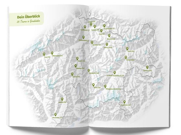 Produktbild: K&uuml;mmerly+Frey Raus und E-Bike & Hike Graub&uuml;nden &ndash; Mountainbike- & Wanderf&uuml;hrer