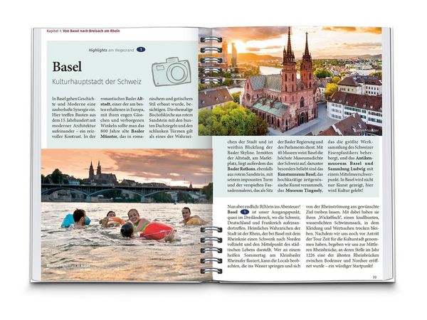 Produktbild: KOMPASS Radreisef&uuml;hrer Rheinradweg
