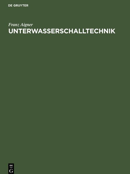 Produktbild: Unterwasserschalltechnik