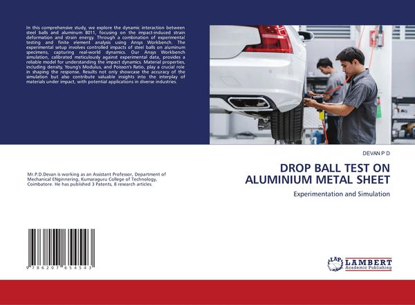 Produktbild: Drop Ball Test On Aluminium Metal Sheet