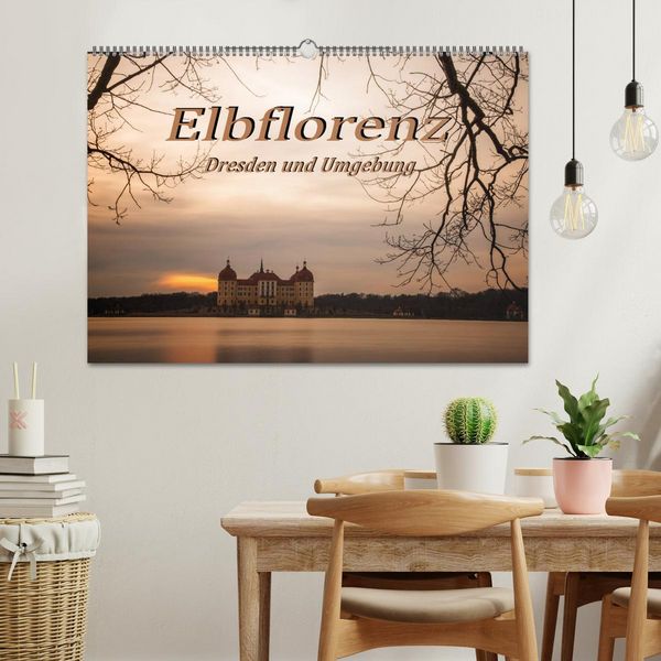 Produktbild: Elbflorenz - Dresden und Umgebung (Wandkalender 2026 DIN A2 quer), CALVENDO Monatskalender