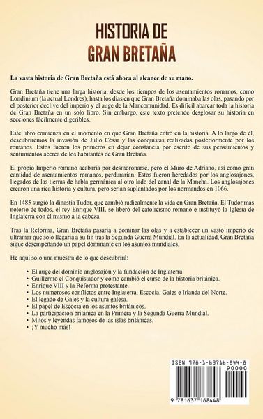 Produktbild: Historia de Gran Breta&ntilde;a