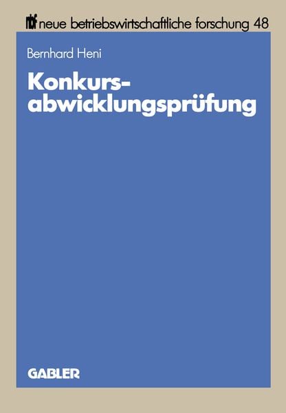 Produktbild: Konkursabwicklungspr&uuml;fung