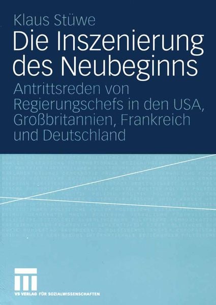 Produktbild: Die Inszenierung des Neubeginns