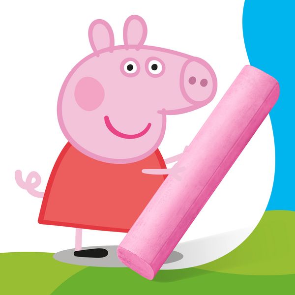 Produktbild: STAEDTLER Stra&szlig;enmalkreide Noris junior Peppa Pig, 6er Set