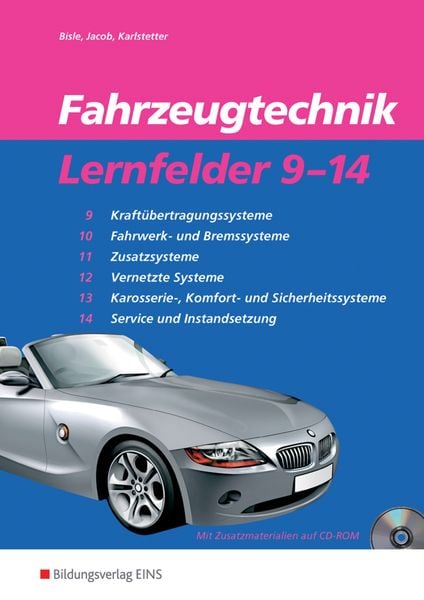 Produktbild: Fahrzeugtechnik Lernfelder 9-14. Arbeitsheft