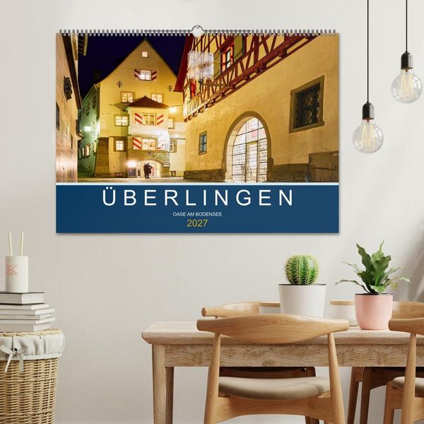 Produktbild: &Uuml;berlingen - Oase am Bodensee (Wandkalender 2027 DIN A2 quer), CALVENDO Monatskalender