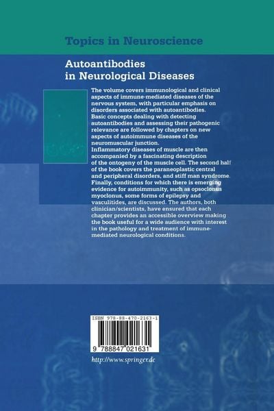 Produktbild: Autoantibodies in Neurological Diseases