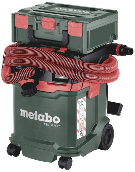 Produktbild: Metabo ASA 30 M PC 602087000 Nass-/Trockensauger 1er Set 1200 W 30 l Staubklasse M zertifiziert, antistatisch