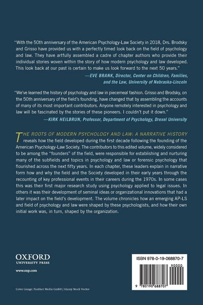 Produktbild: Roots of Modern Psychology and Law