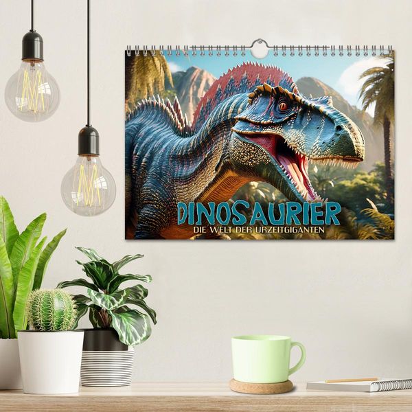 Produktbild: Dinosaurier - die Welt der Urzeitgiganten (Wandkalender 2026 DIN A4 quer), CALVENDO Monatskalender