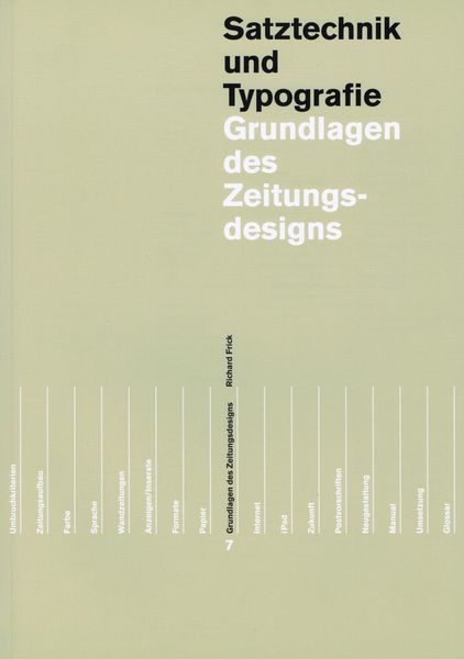 Produktbild: Grundlagen des Zeitungs- und Zeitschriftendesigns in 2 B&auml;nden