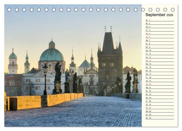 Produktbild: Tschechien (Tischkalender 2026 DIN A5 quer), CALVENDO Monatskalender