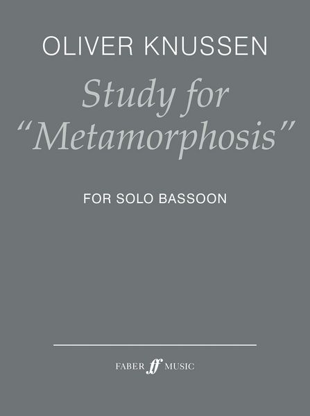 Produktbild: Knussen, O: Study for Metamorphosis