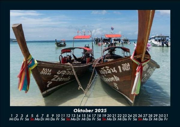 Produktbild: Boote 2025 Fotokalender DIN A5