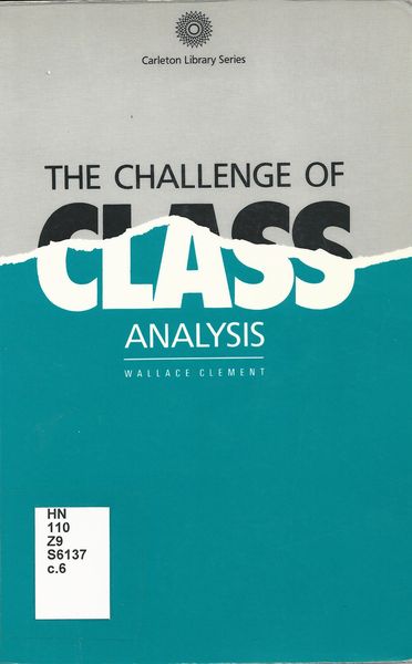 Produktbild: Challenge of Class Analysis