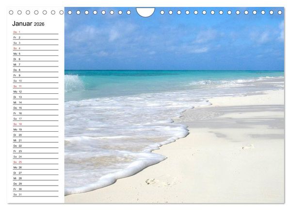 Produktbild: Traumstr&auml;nde in der Karibik (Wandkalender 2026 DIN A4 quer), CALVENDO Monatskalender