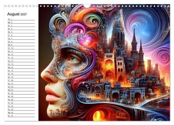 Produktbild: Metropolengesichter (Wandkalender 2027 DIN A3 quer), CALVENDO Monatskalender