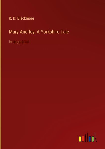 Produktbild: Mary Anerley; A Yorkshire Tale