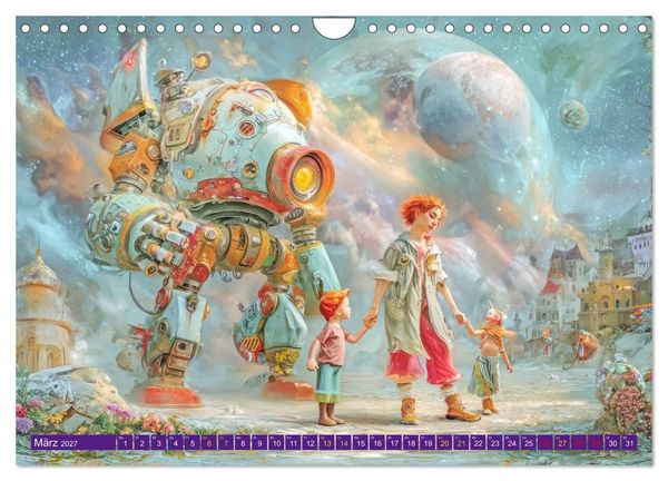 Produktbild: Meine verr&uuml;ckte Welt - Kinderwelten (Wandkalender 2027 DIN A4 quer), CALVENDO Monatskalender