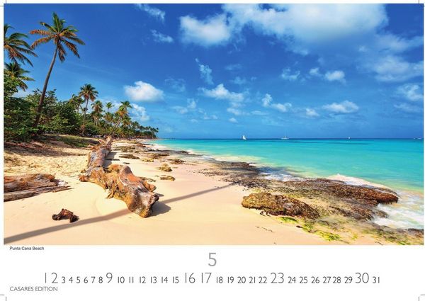 Produktbild: Dominikanische Republik Kalender 2027 &ndash; Wandkalender | Fotokalender Karibik 24x35cm &ndash; Bildkalender mit exotischen Motiven, ideal f&uuml;r Strandfans, Weltenbummler & Karibiktr&auml;umer