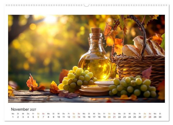 Produktbild: K&uuml;chenkalender - &Ouml;L-Welten (hochwertiger Premium Wandkalender 2027 DIN A2 quer), Kunstdruck in Hochglanz