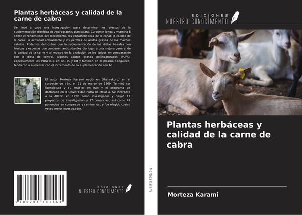 Produktbild: Plantas herb&aacute;ceas y calidad de la carne de cabra