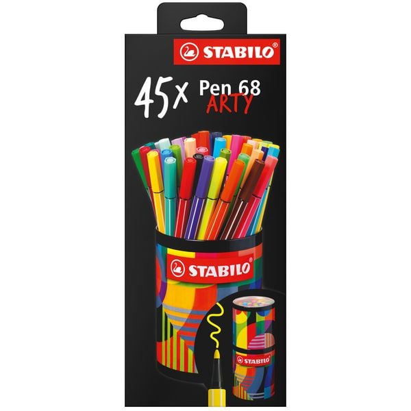Produktbild: STABILO Pen 68 45er ARTY Met.Dose rund