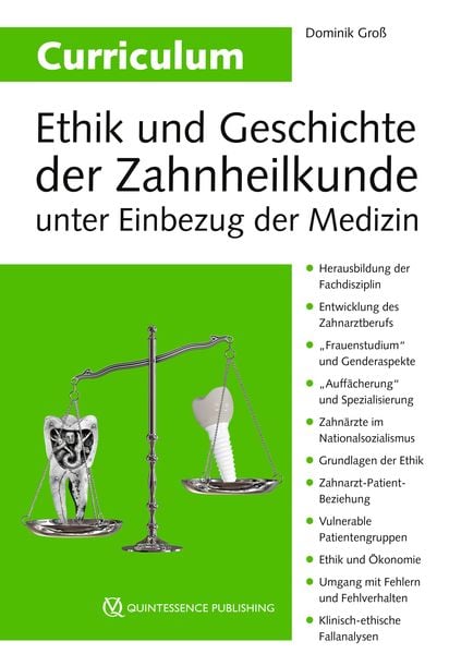 Produktbild: Curriculum Ethik und Geschichte der Zahnheilkunde unter Einbezug der Medizin