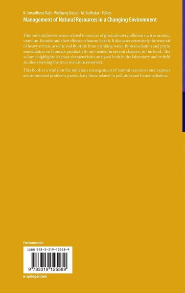 Produktbild: Management of Natural Resources in a Changing Environment