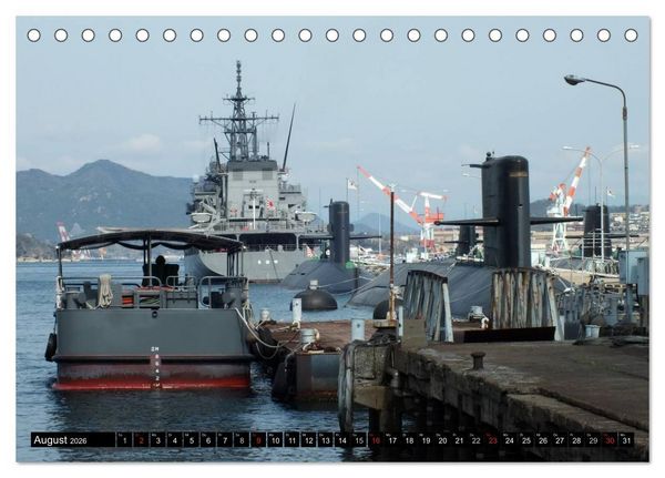Produktbild: U-Boote - Milit&auml;rische Unget&uuml;me (Tischkalender 2026 DIN A5 quer), CALVENDO Monatskalender