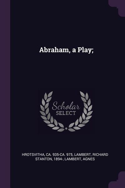Produktbild: Abraham, a Play;