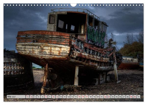 Produktbild: Cimeti&egrave;re de Bateaux de Rostellec (Wandkalender 2027 DIN A3 quer), CALVENDO Monatskalender
