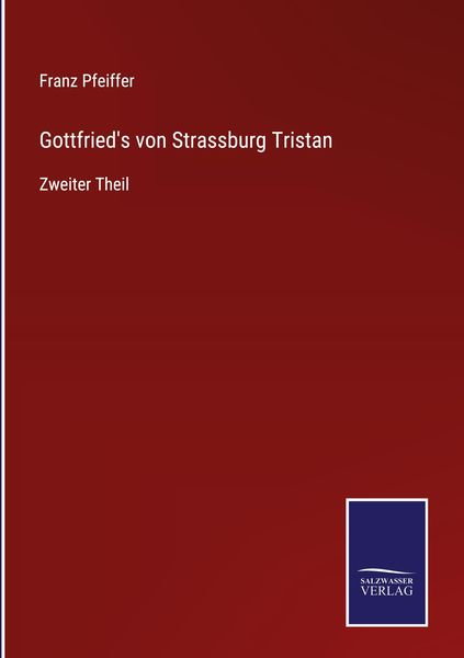 Produktbild: Gottfried's von Strassburg Tristan