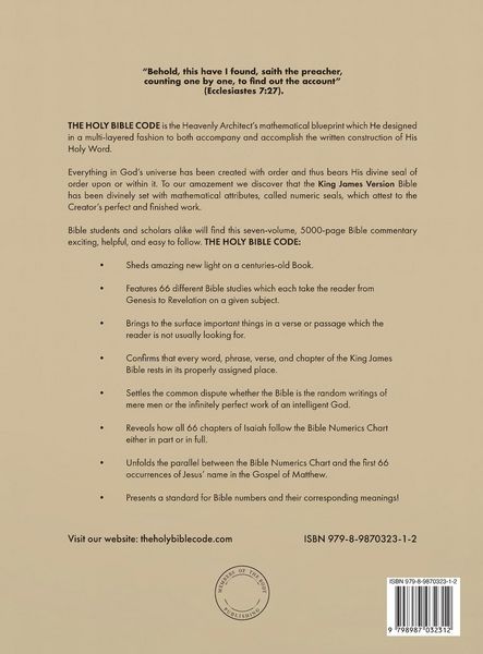 Produktbild: The Holy Bible Code