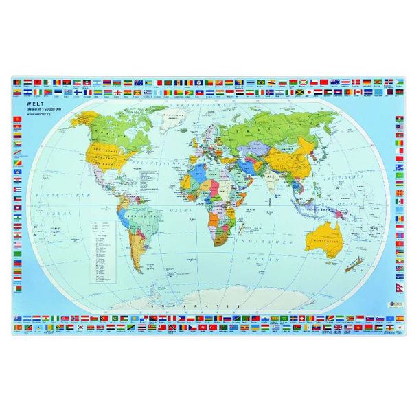 Produktbild: VELOFLEX Schreibunterlage Welt 40x60cm