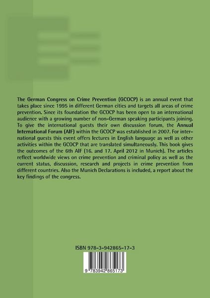 Produktbild: International Perspectives of Crime Prevention 5