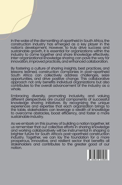 Produktbild: : Beyond the Walls: The Need for Inter-Organizational Knowledge Sharing in South African Construction