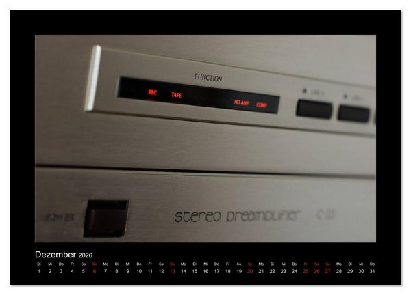 Produktbild: Hifi Visionen (Wandkalender 2026 DIN A4 quer), CALVENDO Monatskalender